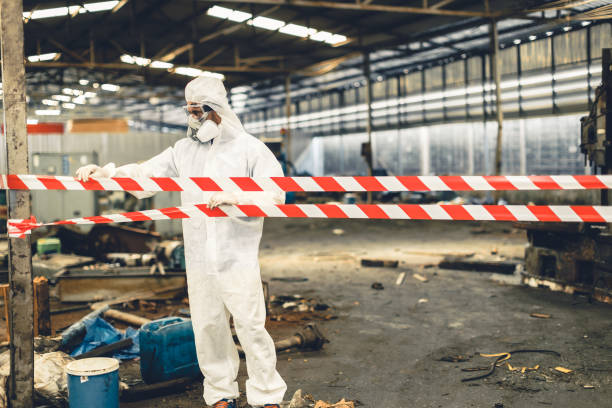 Professional Odor Removal technician working in Chandler, MN